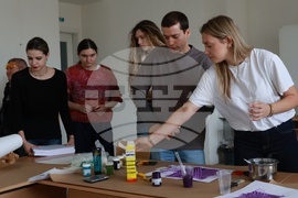 Национална художествена академия - работилница Paste Paper