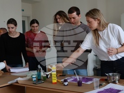 Национална художествена академия - работилница Paste Paper