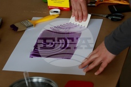 Национална художествена академия - работилница Paste Paper