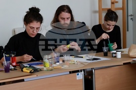 Национална художествена академия - работилница Paste Paper
