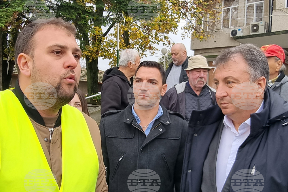 Село Велино - път за  - символична първа копка