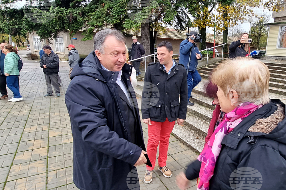 Село Велино - път за  - символична първа копка