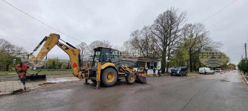 Село Велино - път за  - символична първа копка