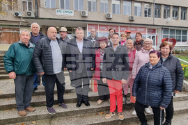 Село Велино - път за  - символична първа копка