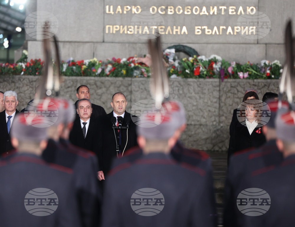 Трети март - тържествена заря - проверка