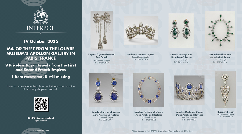 France Louvre Colonial Jewels