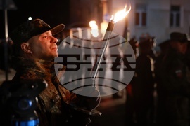 Сливница - Сръбско-българска война - паметник „Героите на Сливница“ - тържествена заря