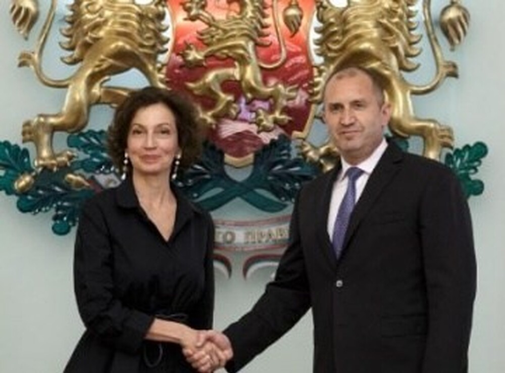 President Radev Acknowledges UNESCO Director-General Azoulay as Her Tenure Ends