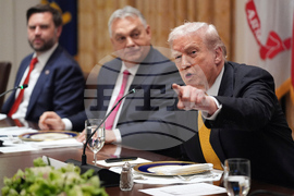 APTOPIX Trump US Hungary