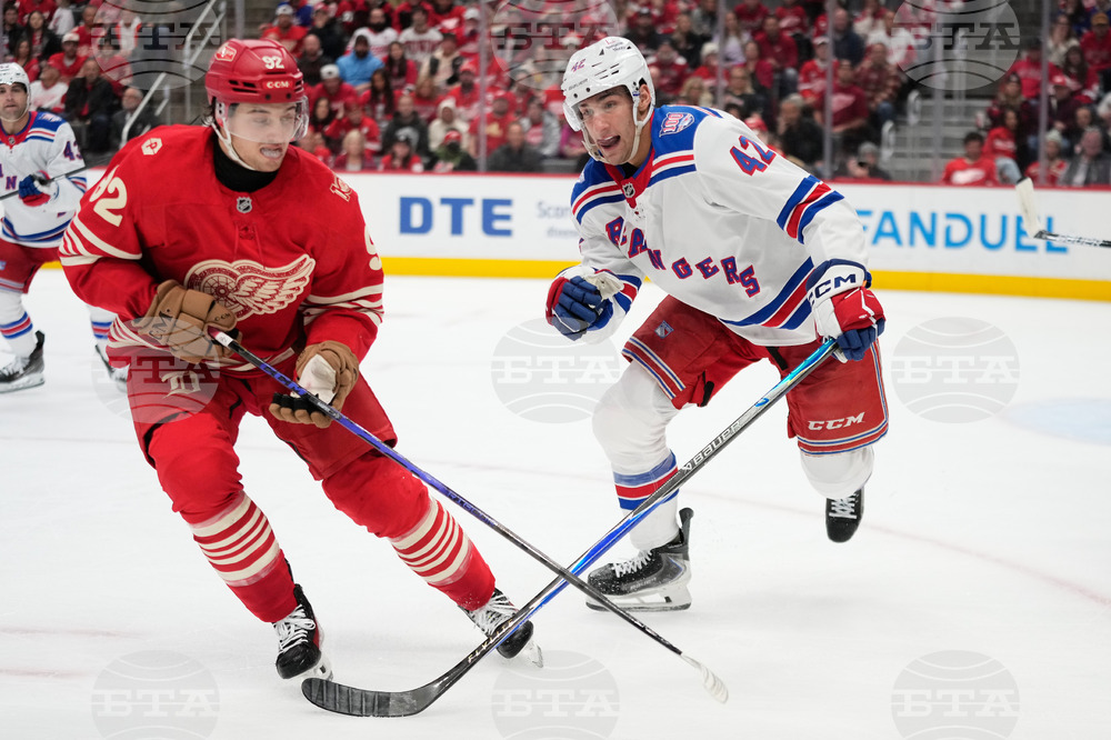 Rangers Red Wings Hockey