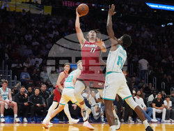 Hornets Heat Basketball