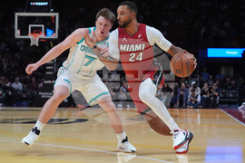 Hornets Heat Basketball