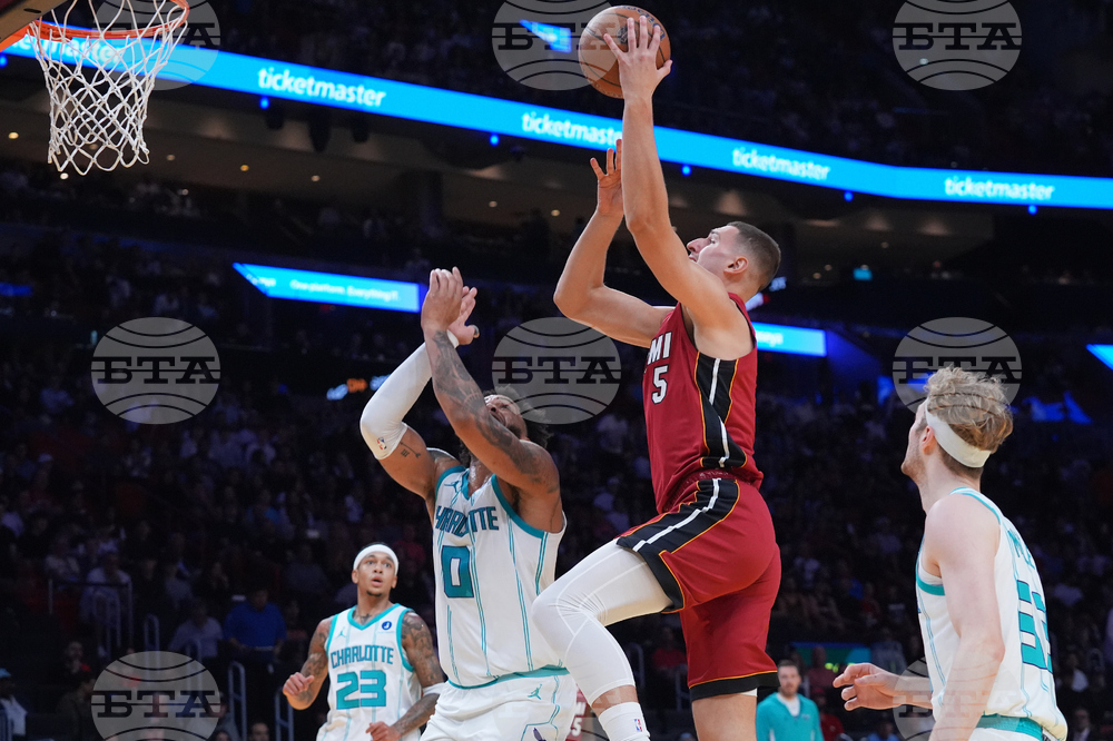 Hornets Heat Basketball