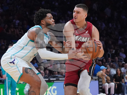 Hornets Heat Basketball