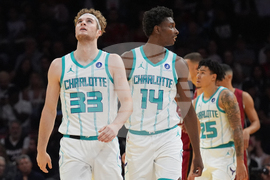 Hornets Heat Basketball