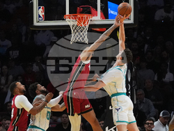 Hornets Heat Basketball