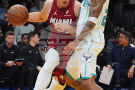 Hornets Heat Basketball