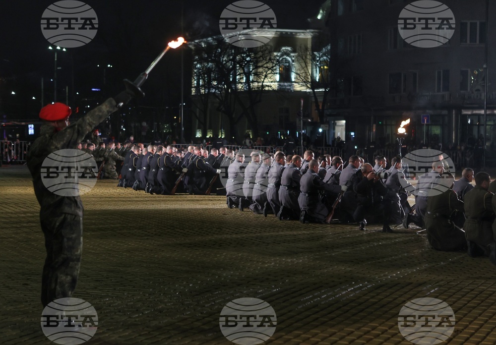 Трети март - тържествена заря - проверка