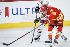 Blackhawks Flames Hockey