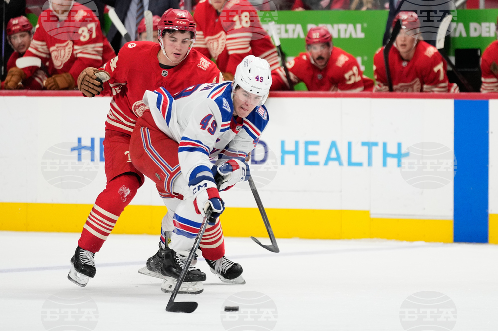 Rangers Red Wings Hockey