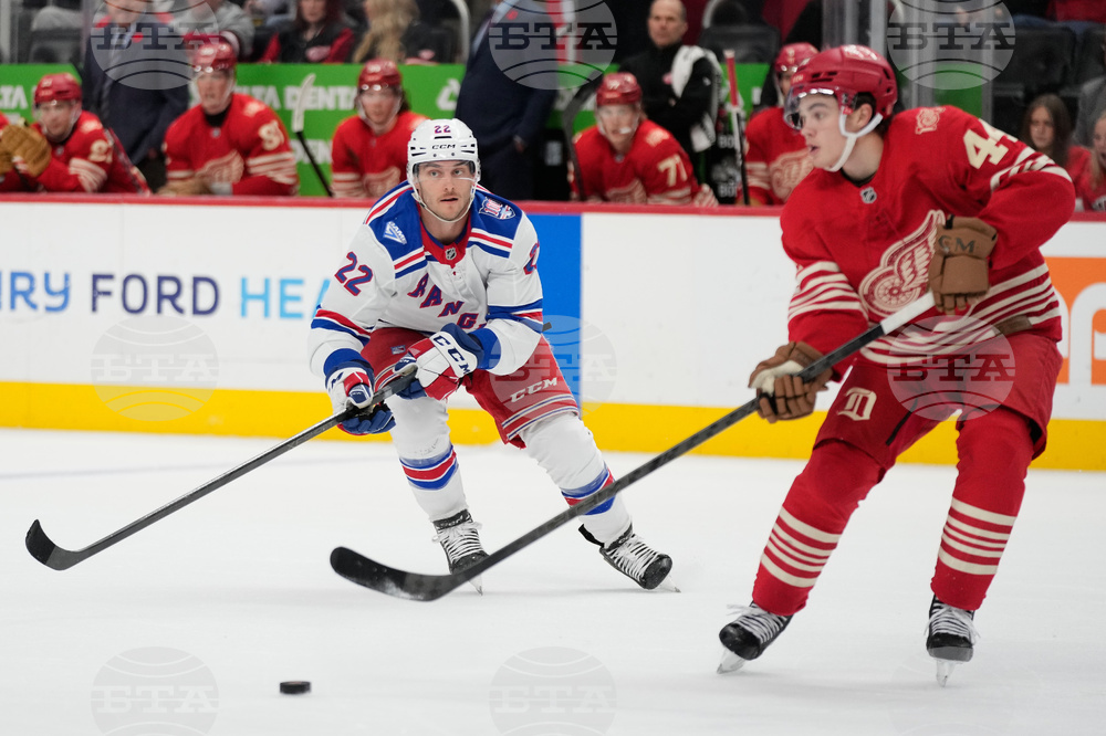 Rangers Red Wings Hockey