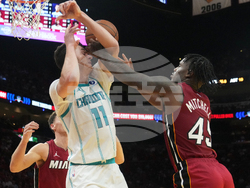 Hornets Heat Basketball