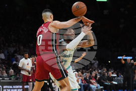 Hornets Heat Basketball