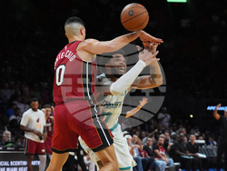 Hornets Heat Basketball