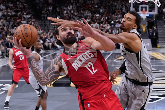 APTOPIX Rockets Spurs Basketball