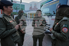 Pakistan Women Firefighters