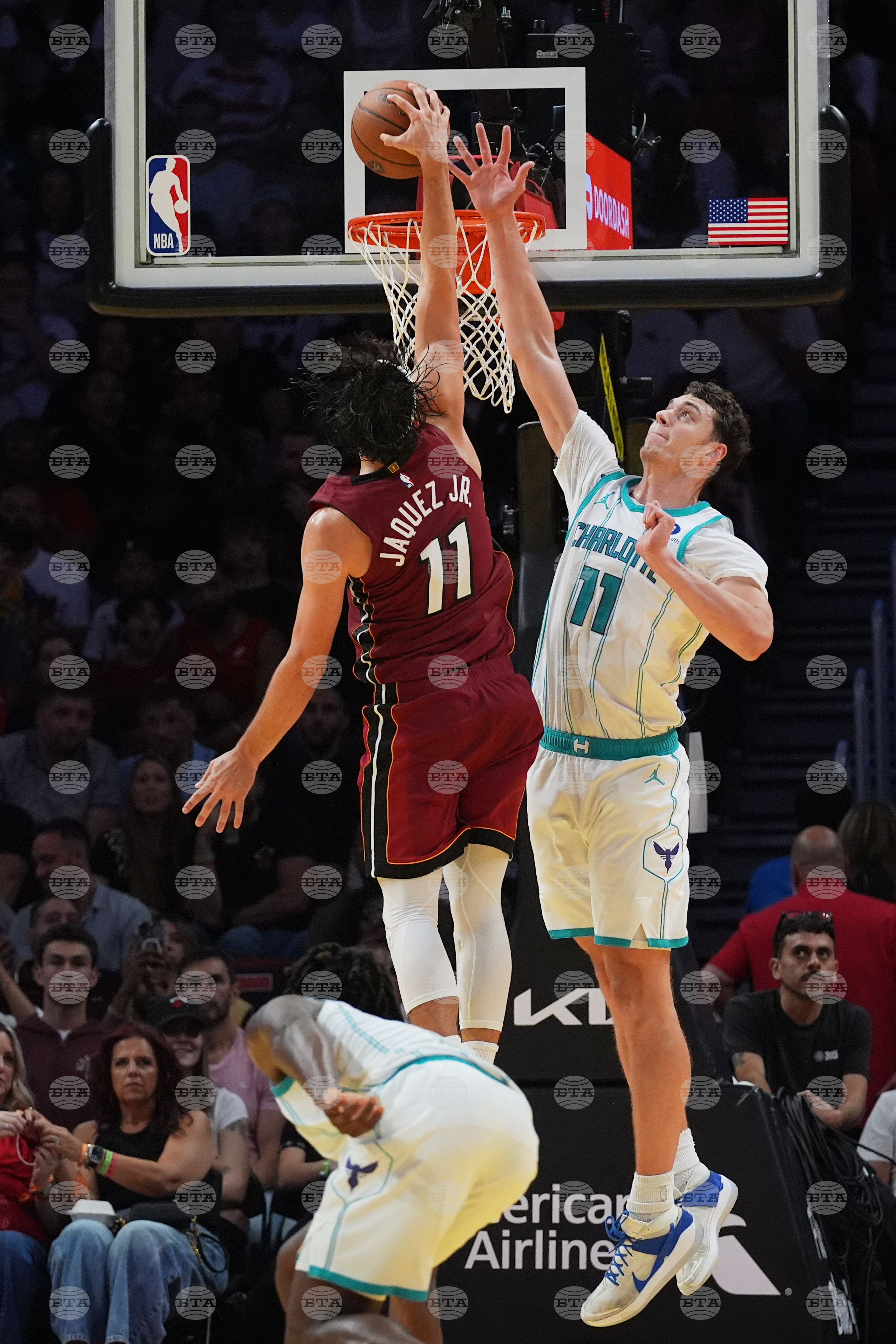 Hornets Heat Basketball