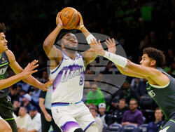 Jazz Timberwolves Basketball