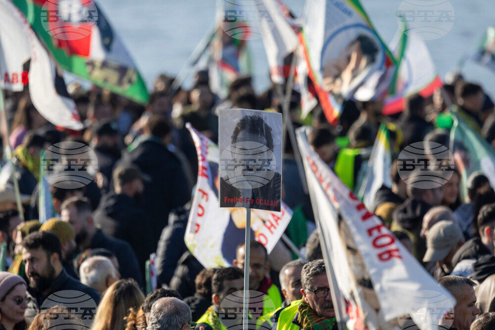 Germany Kurdish Protest
