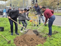 Пловдив - джаз певицата Лиз Райт засади дръвче