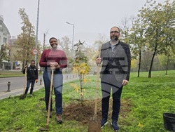 Пловдив - джаз певицата Лиз Райт засади дръвче