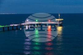 Бургас - мост - цветовете на трибагреника