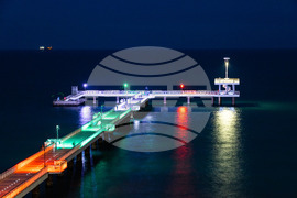 Бургас - мост - цветовете на трибагреника