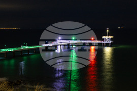 Бургас - мост - цветовете на трибагреника