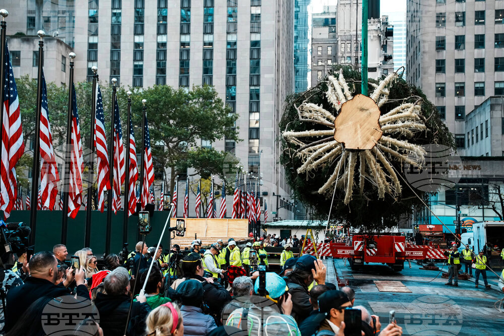 APTOPIX Rockefeller Center Christmas Tree