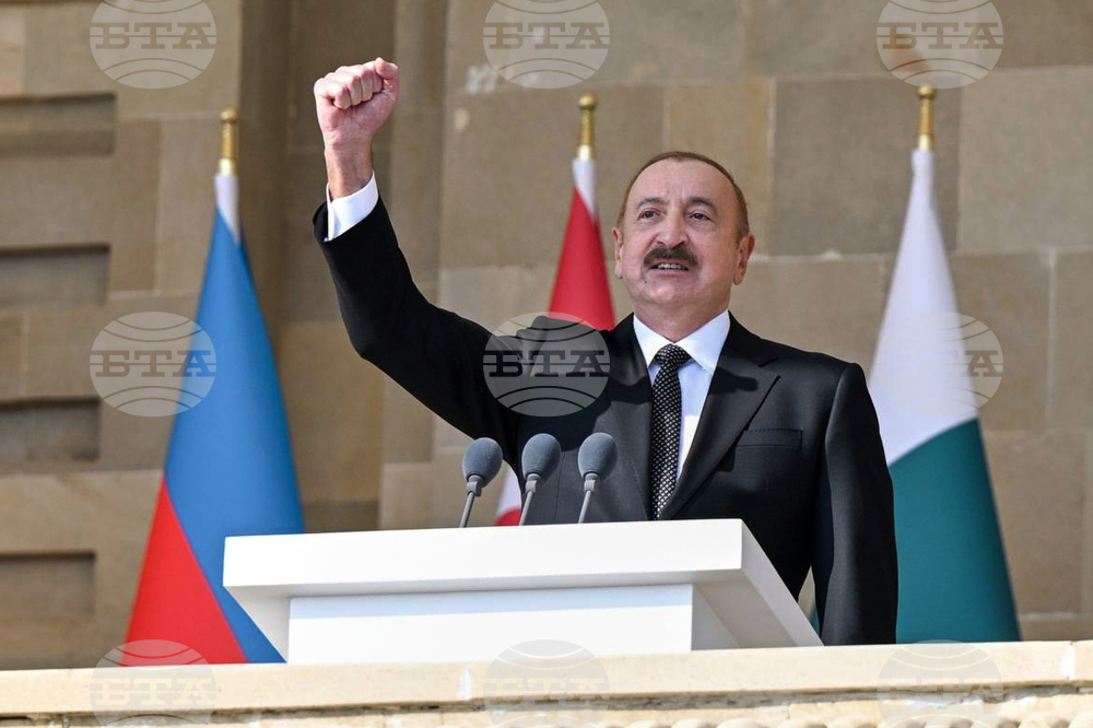АЗЕРТАДЖ: Откриването на Зангезурския коридор ще бъде от полза за всички страни от Централна Азия, заяви президентът на Азербайджан