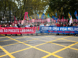Portugal Labour Reform Protest