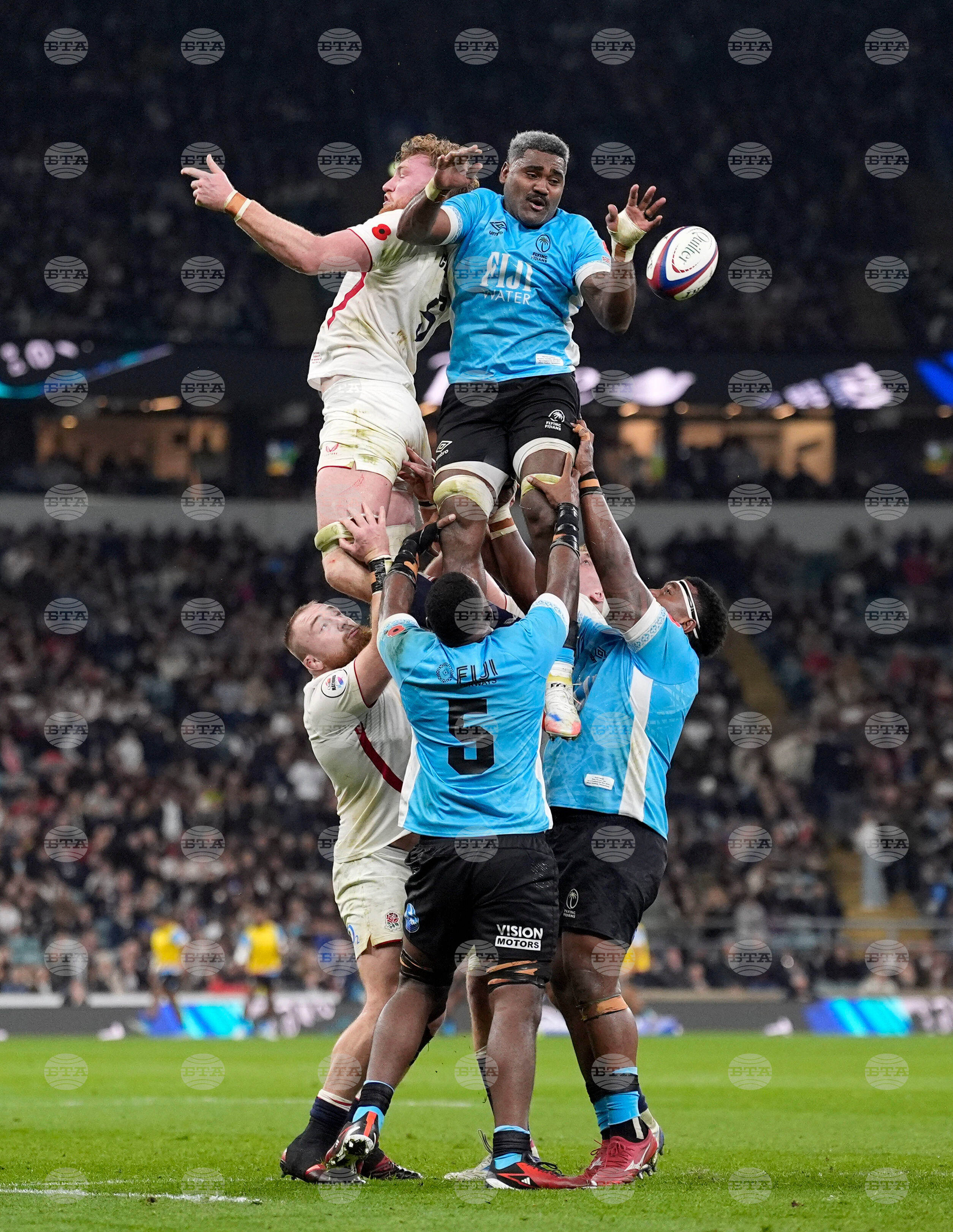 Britain Rugby England Fiji