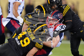 APTOPIX CFL Alouettes Tiger Cats Football