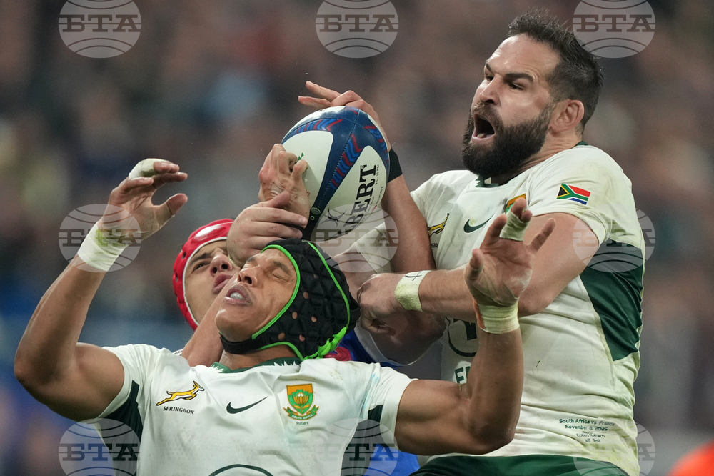 APTOPIX France South Africa Rugby