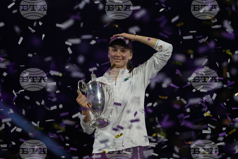 APTOPIX Saudi Arabia Tennis WTA Finals