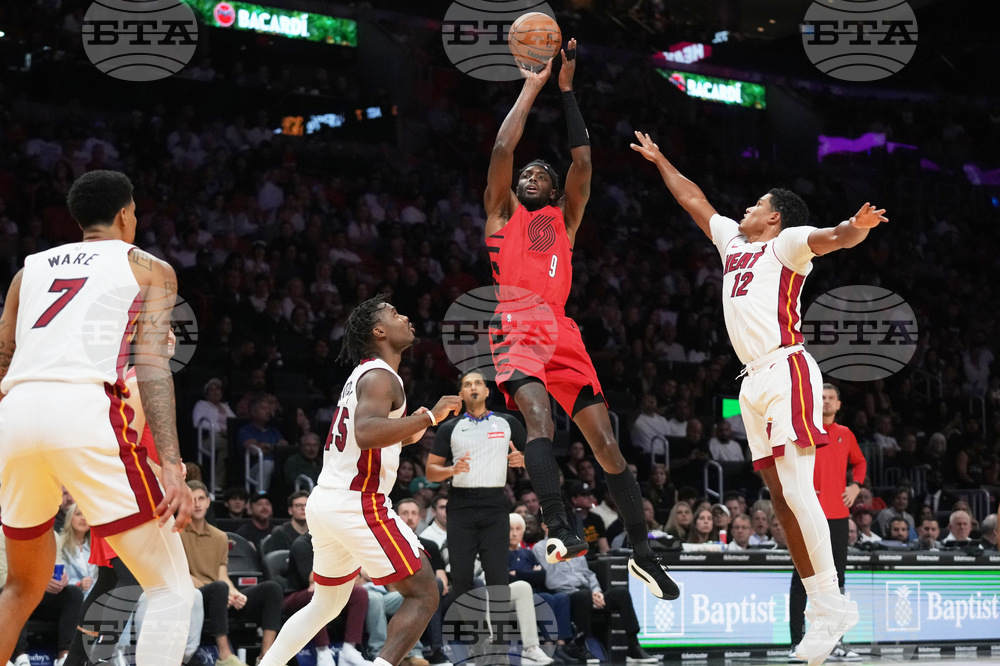 Trail Blazers Heat Basketball