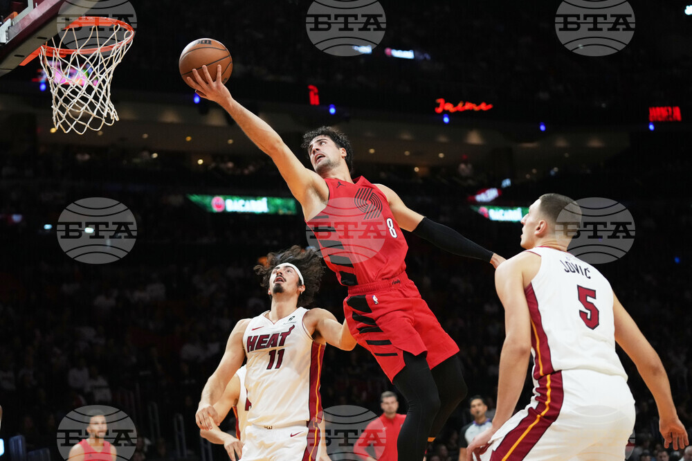 Trail Blazers Heat Basketball