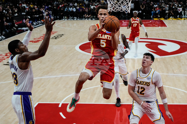 APTOPIX Lakers Hawks Basketball