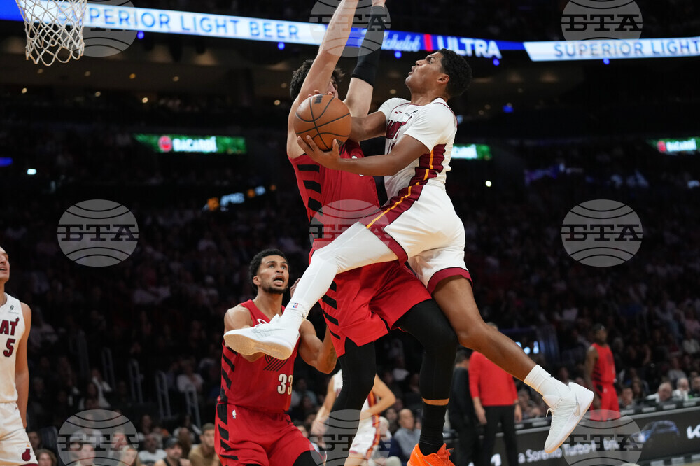 Trail Blazers Heat Basketball