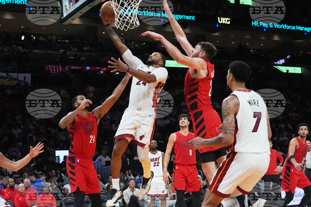 Trail Blazers Heat Basketball